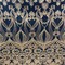 1 Yard Damask Design Embroidered Mesh Lace Fabric 48-50" Wide 100% Polyester for Evening & Bridal Wear